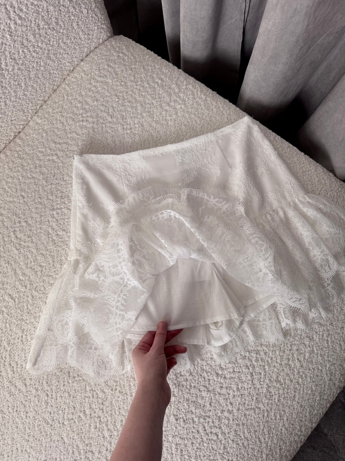 Lumina lace skort