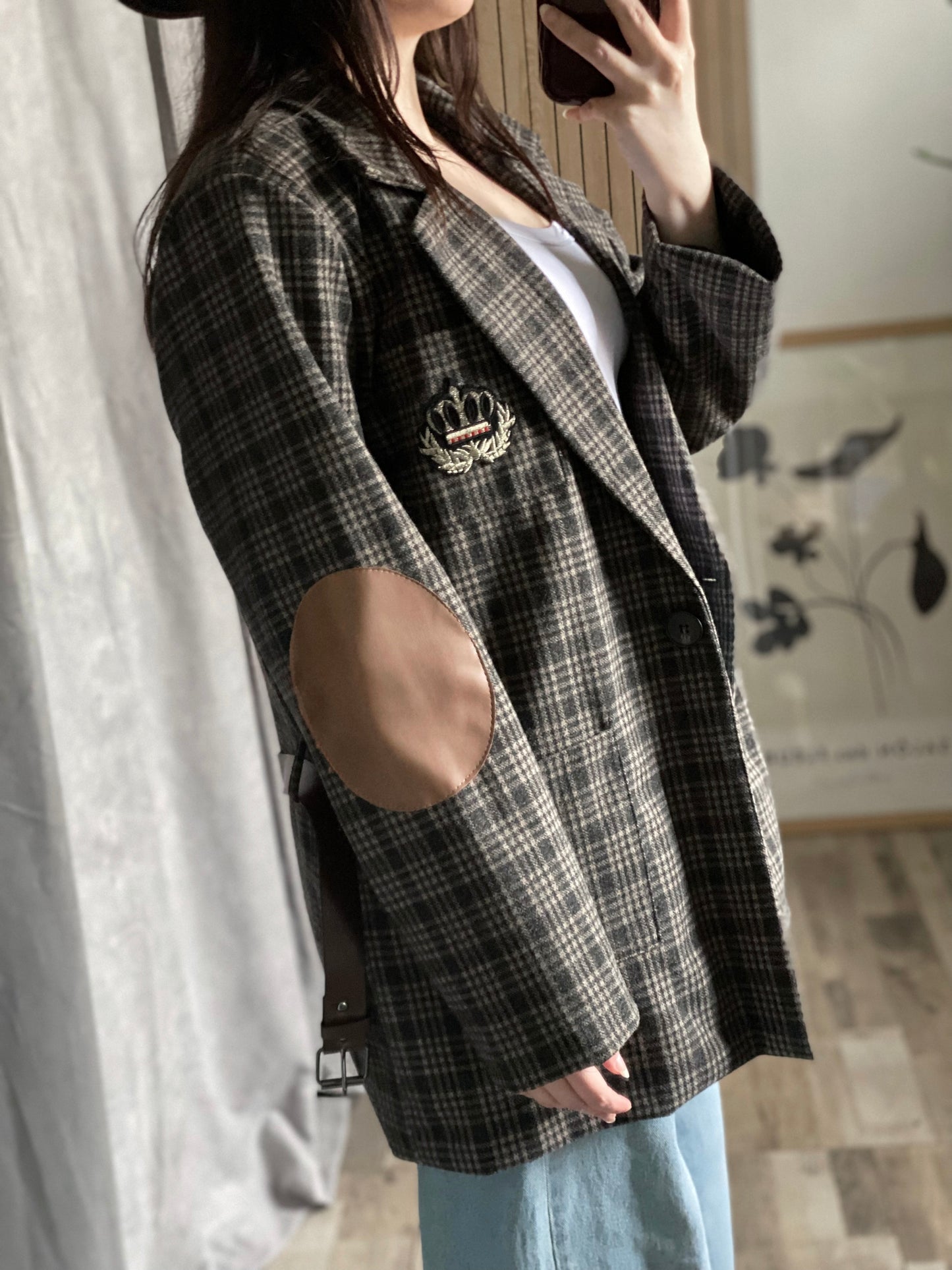 Blazer university con cintura