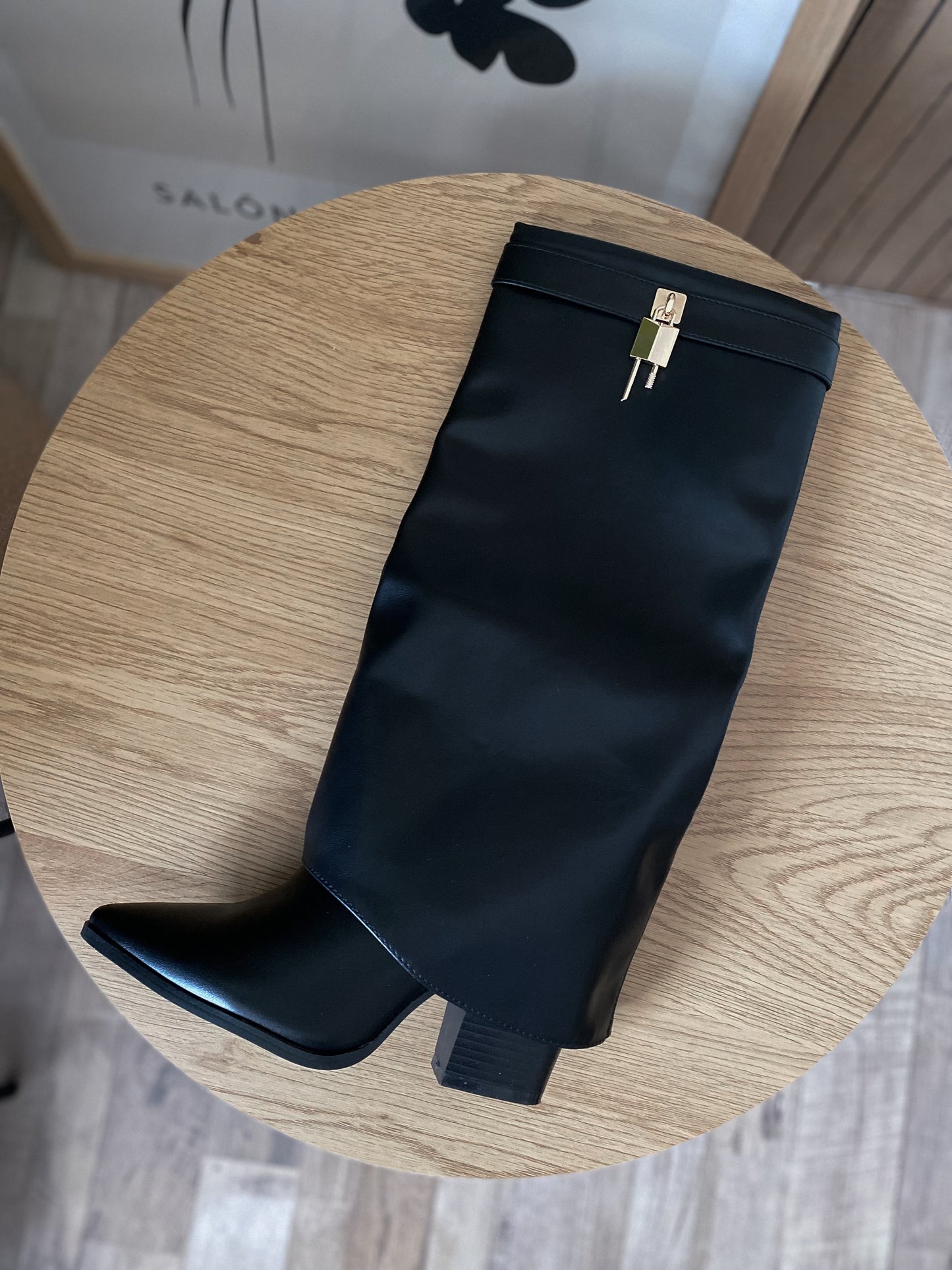 Lock boots con tacco