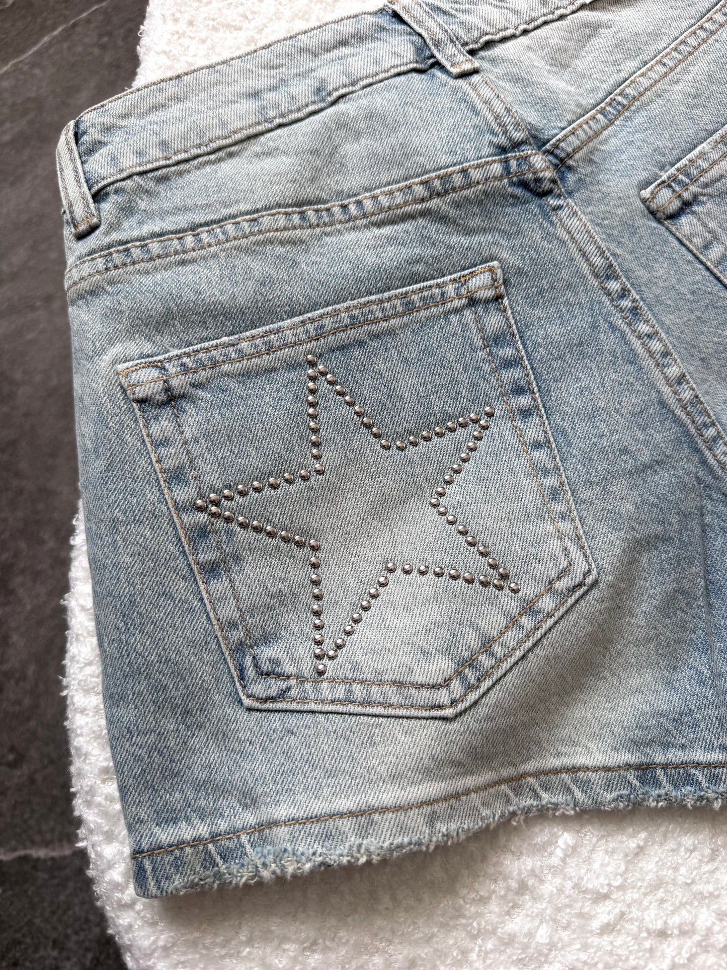 Lucky Star Denim Shorts