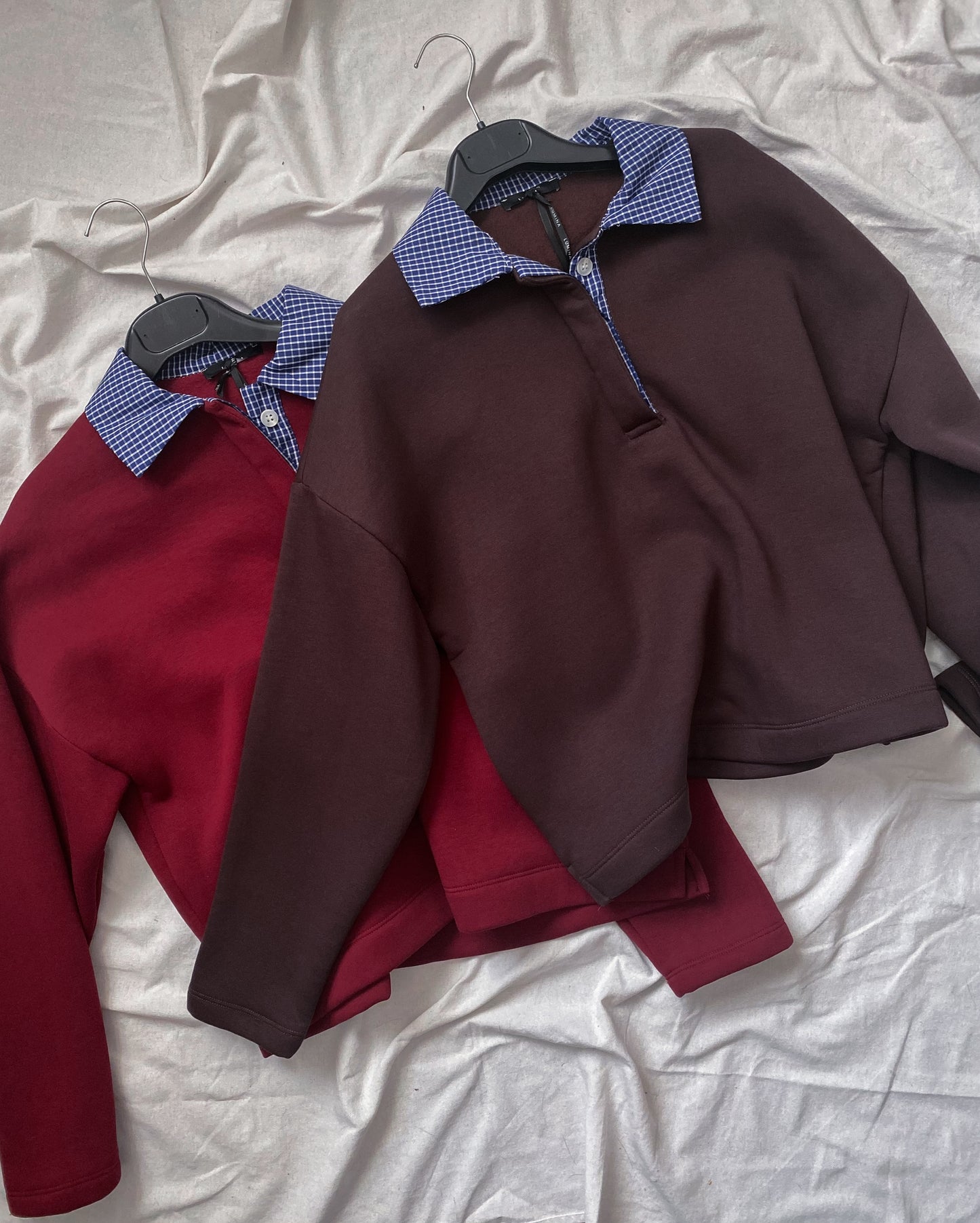 Felpa Lumina colletto camicia