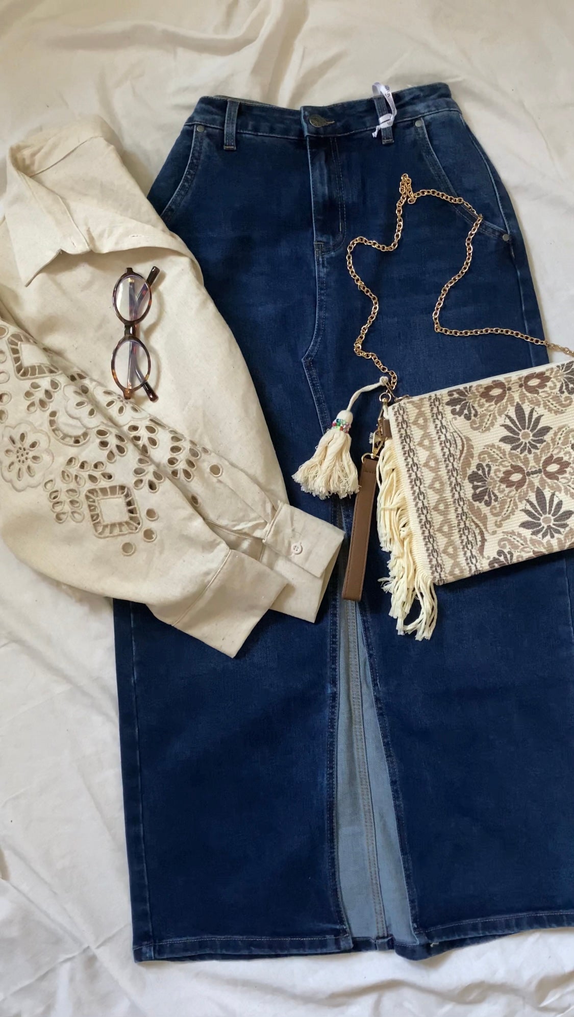 Camicia maniche ricamate