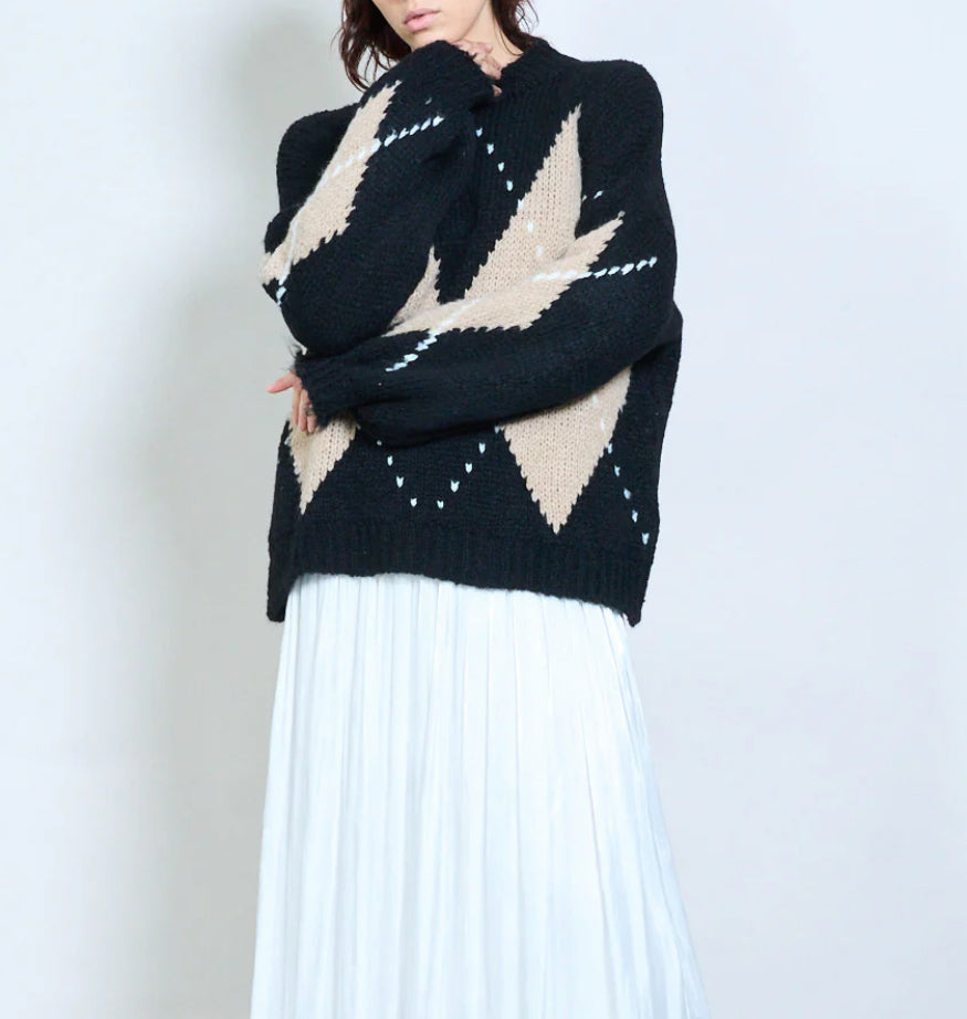 Maglione rombi classico