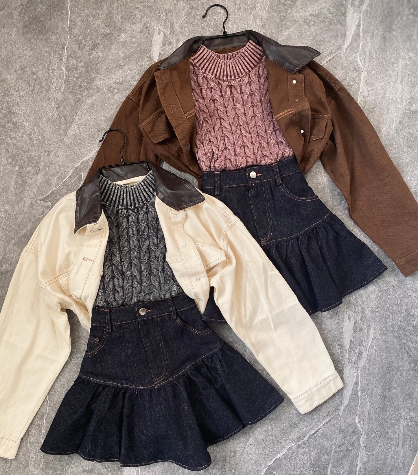 Gilet in maglia a trecce