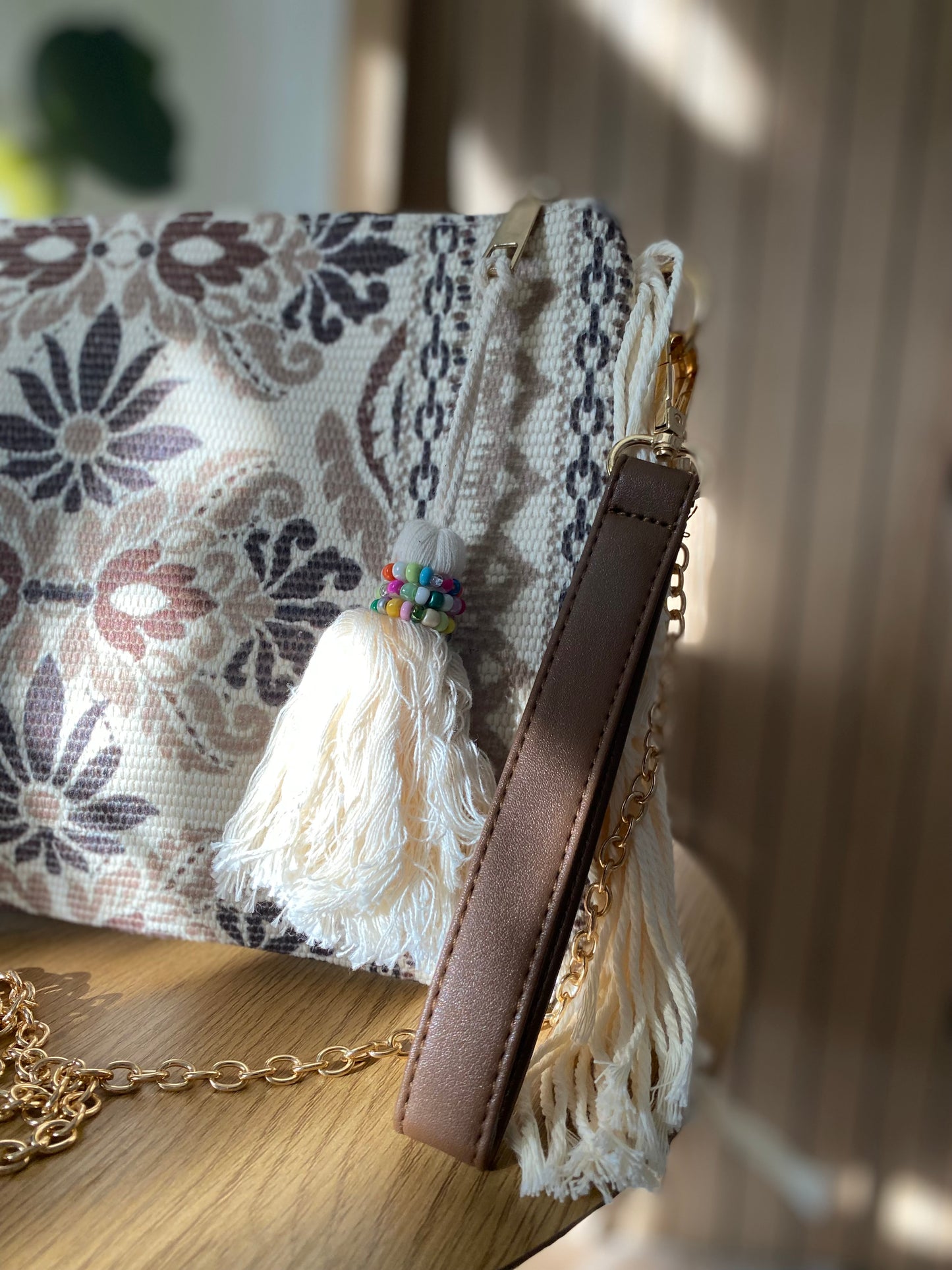 Pochette frange e nappina