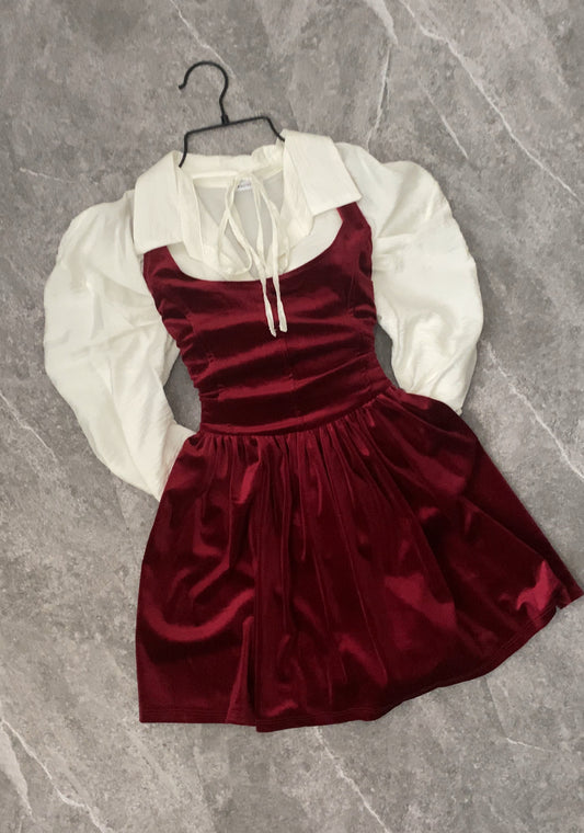 Vestitino corpetto velluto