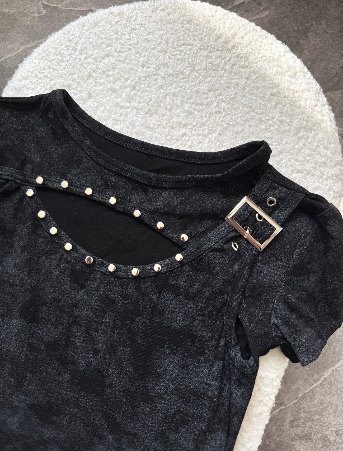 Cut-Out Stud Tee