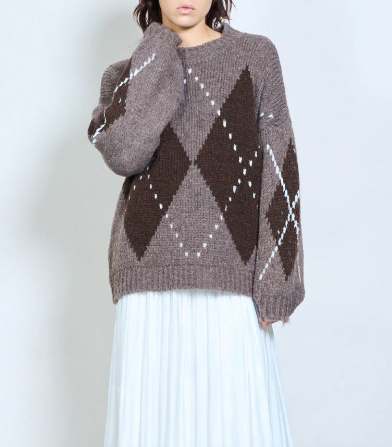 Maglione rombi classico