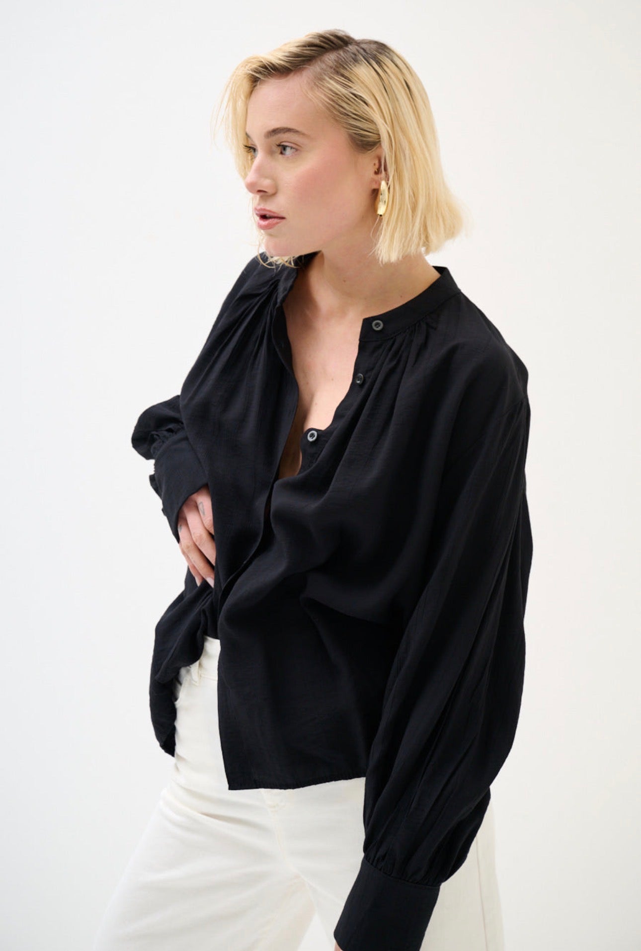 Blusa maniche palloncino
