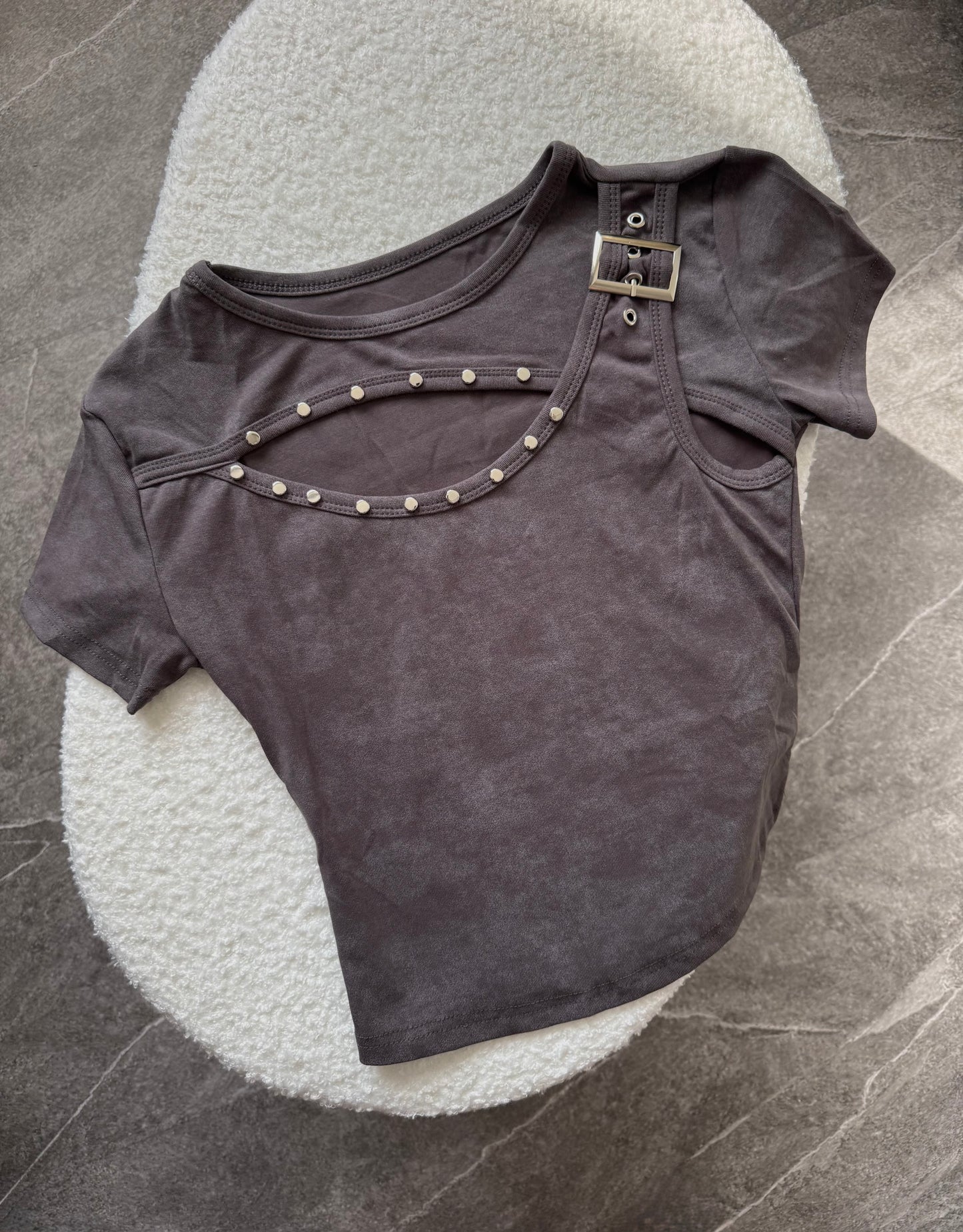 Cut-Out Stud Tee