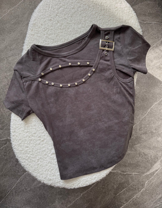 Cut-Out Stud Tee