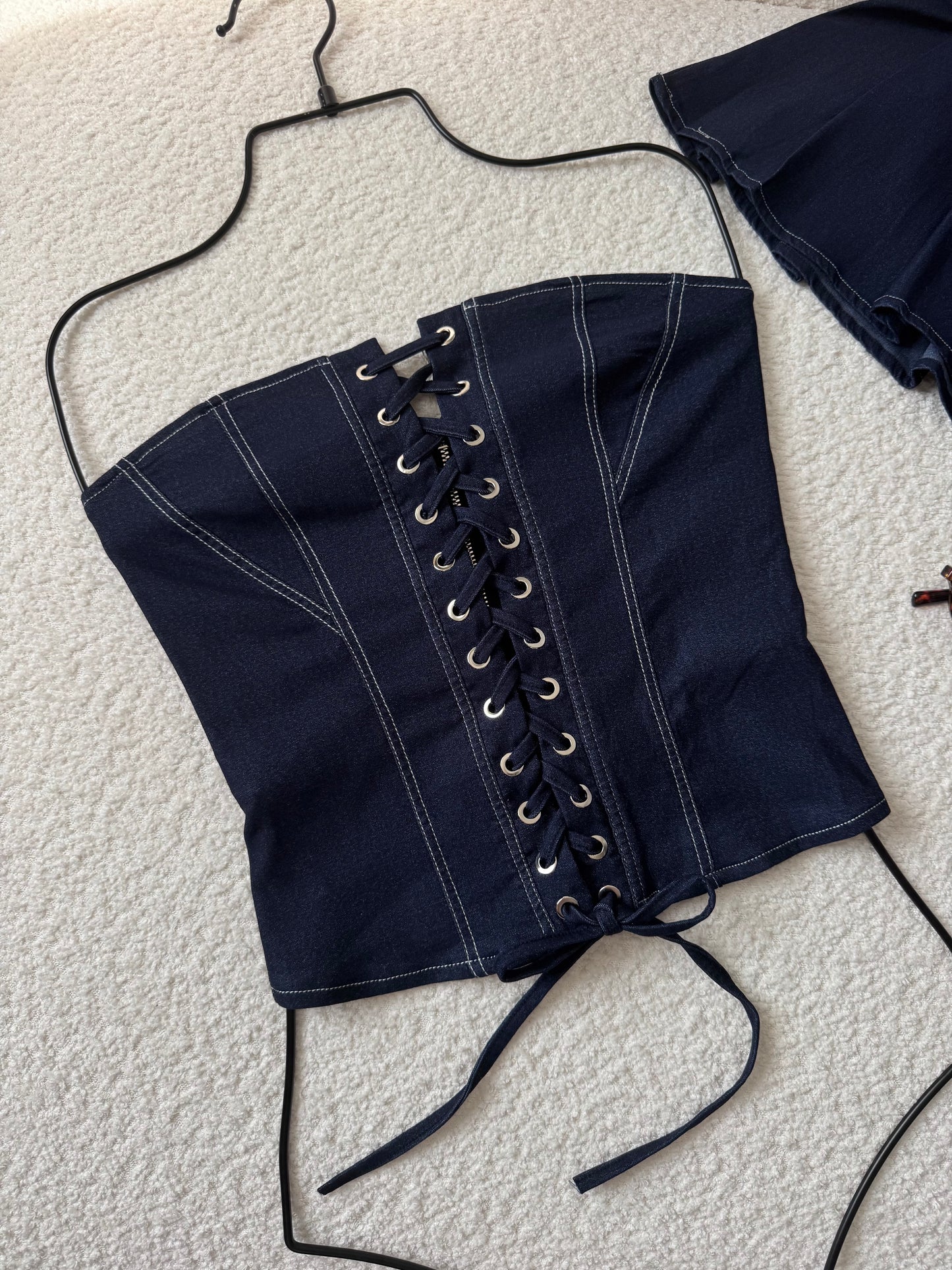 Downtown Denim Corset Duo