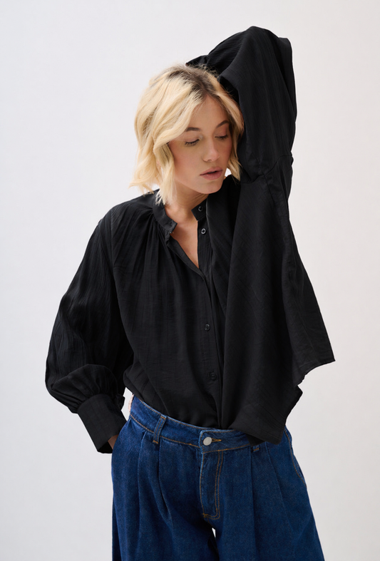 Blusa maniche palloncino