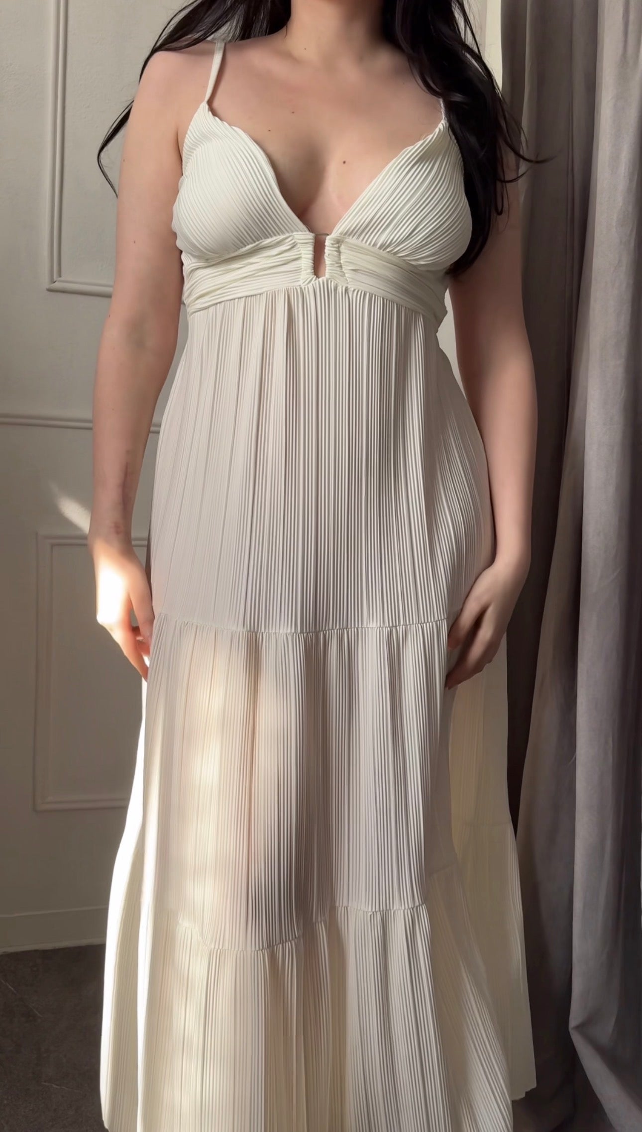 Eden plissé dress