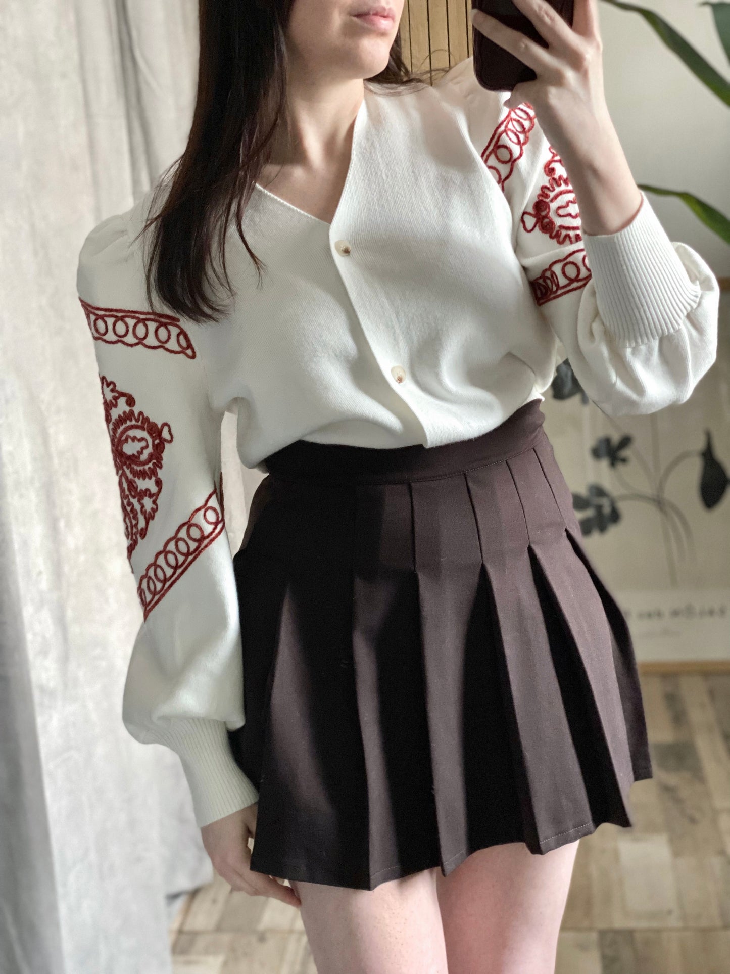 Gonnellina plissé