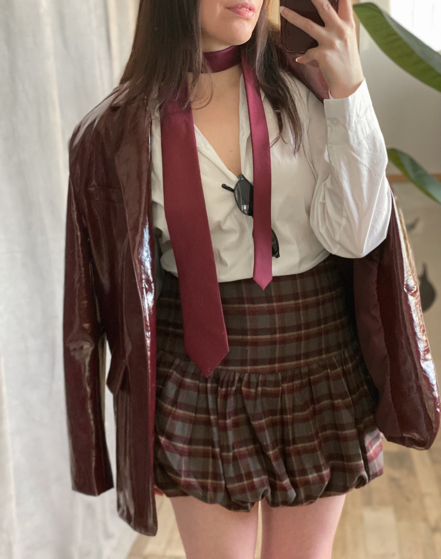Gonnellina palloncino tartan