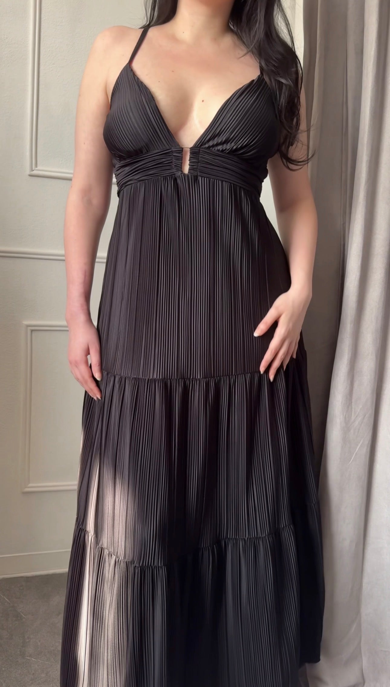 Eden plissé dress