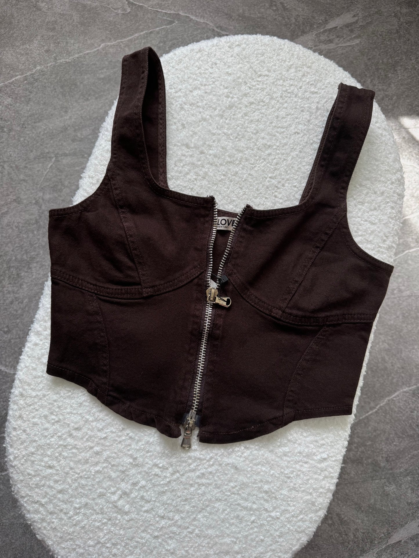 Espresso Glam Corset