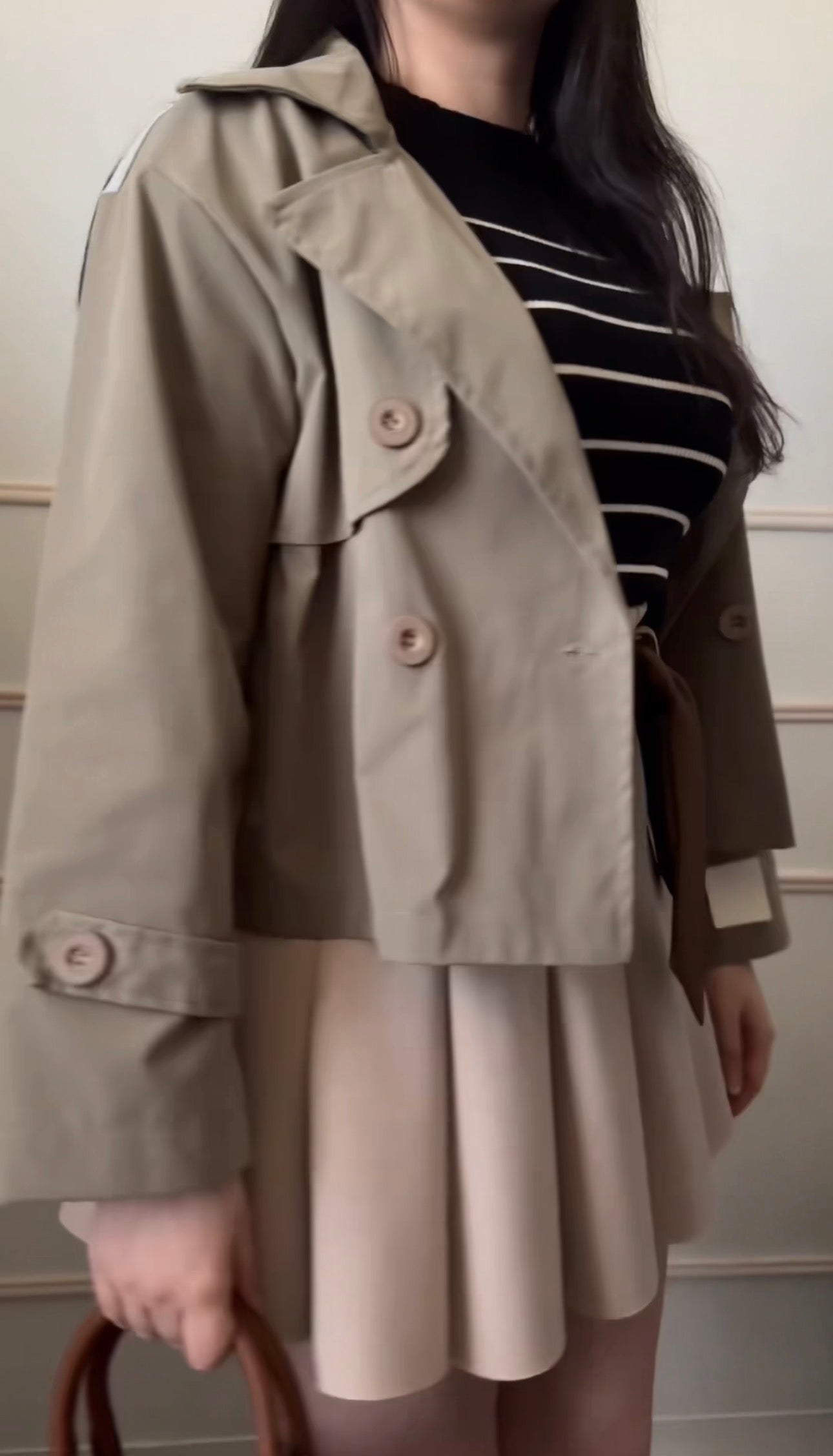 Giacca trench modello sportivo