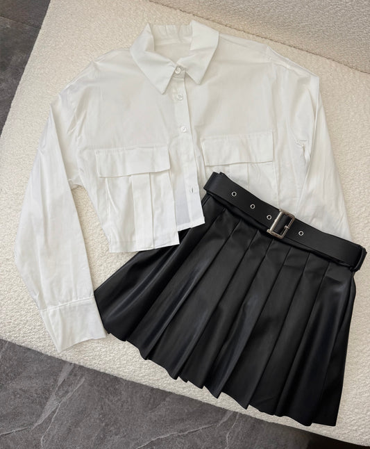 Camicia crop tasconi