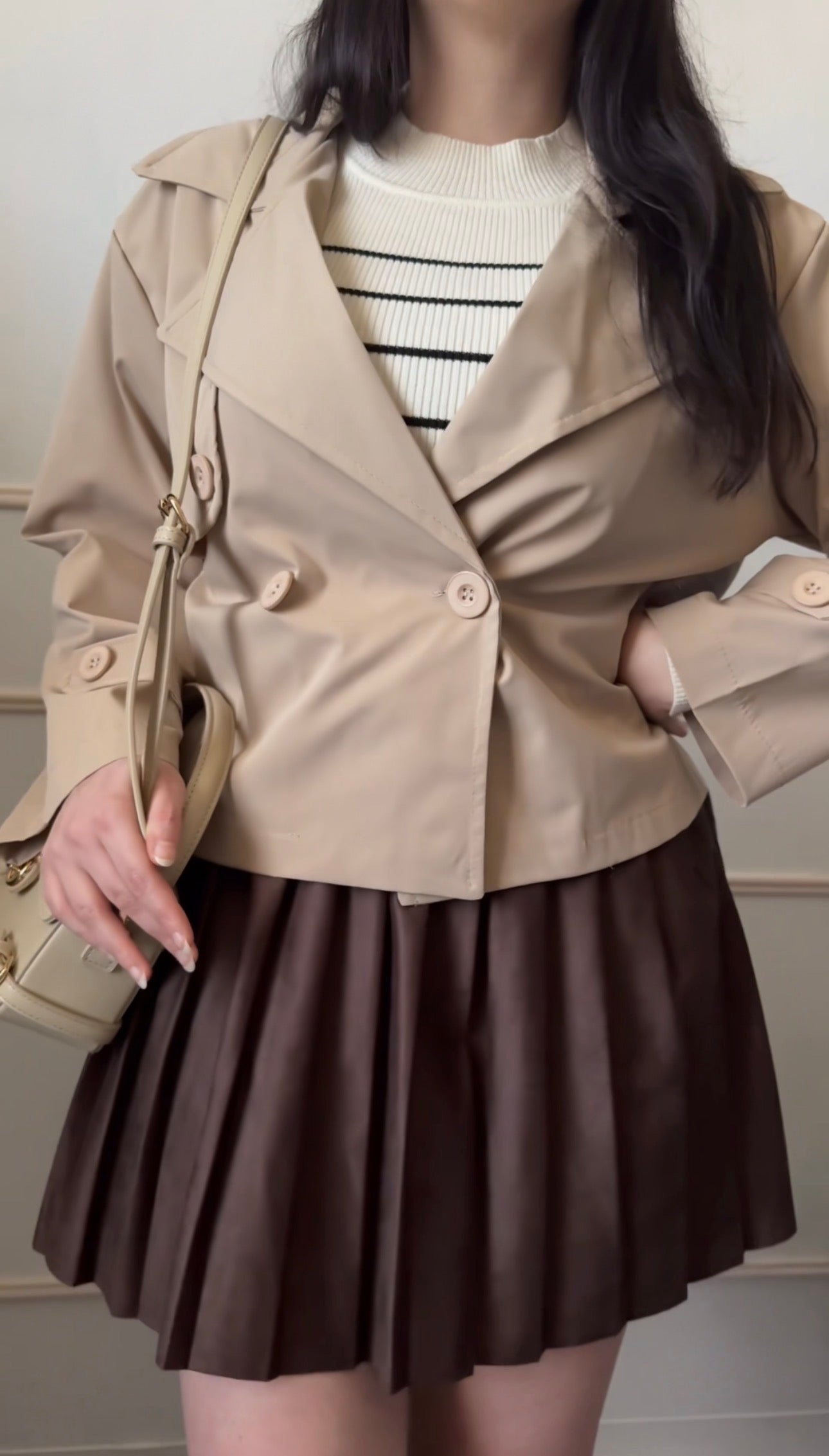 Giacca trench modello sportivo