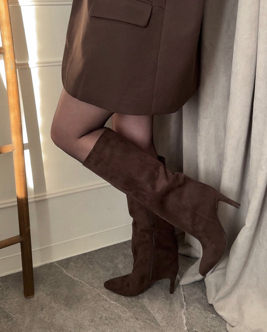 Mocha Suede Boots