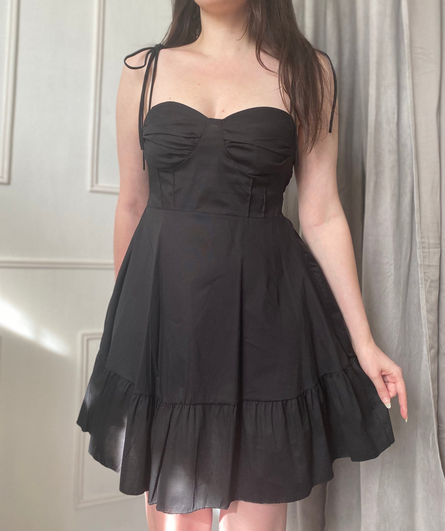 Vestito corto corpetto