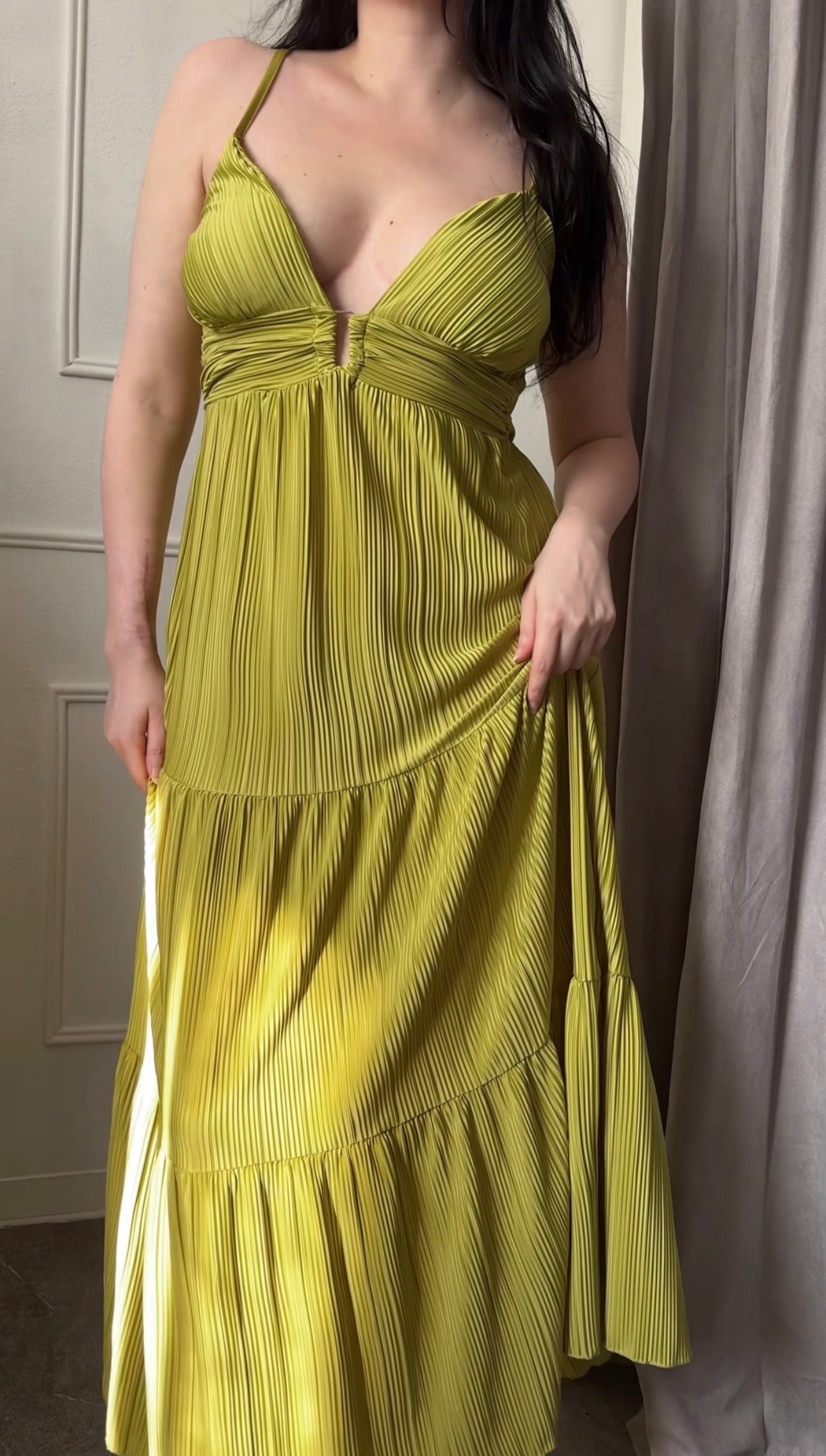 Eden plissé dress