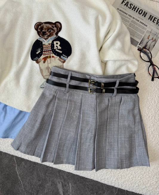 Gonnellina doppia cintura