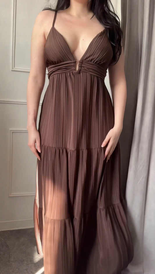 Eden plissé dress