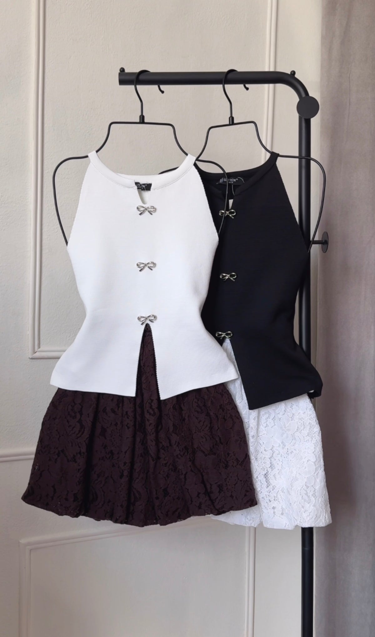 Coquette Glam Bow top